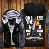 ONE PIECE Hoodies Anime Monkey D Luffy Hooded Winter cotton