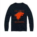 Game of Thrones T Shirt Men The North Remembers