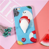 Squishy 3D Animal Phone Case for iPhone